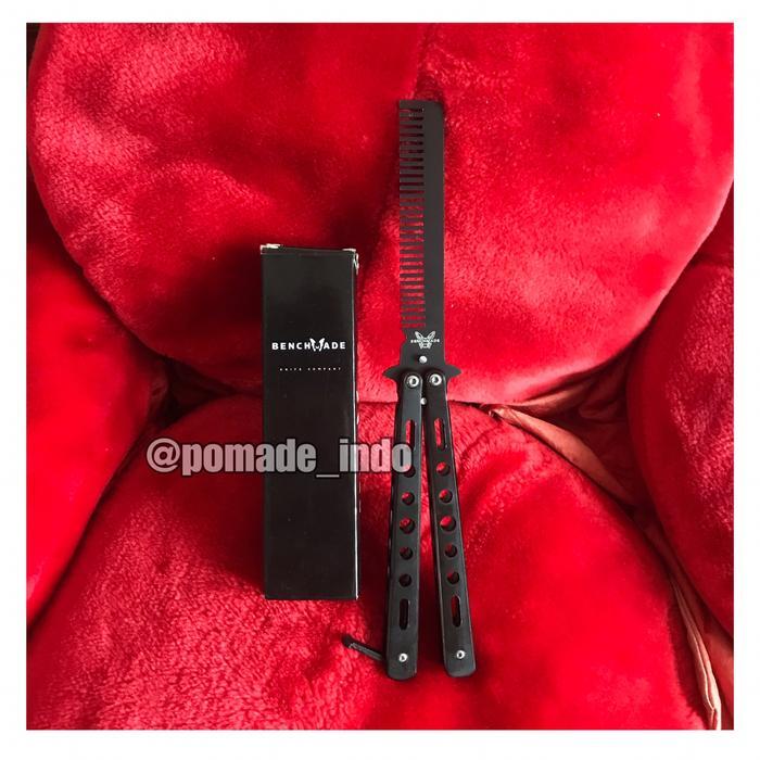 Balisong Benchmade Butterfly Comb Sisir Lipat Pomade