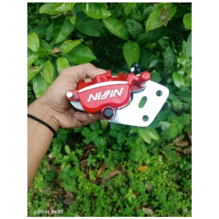 breket dudukan kaliper nissin samurayy rcb 2piston 2p PNP rx king old lama piringan 300mm