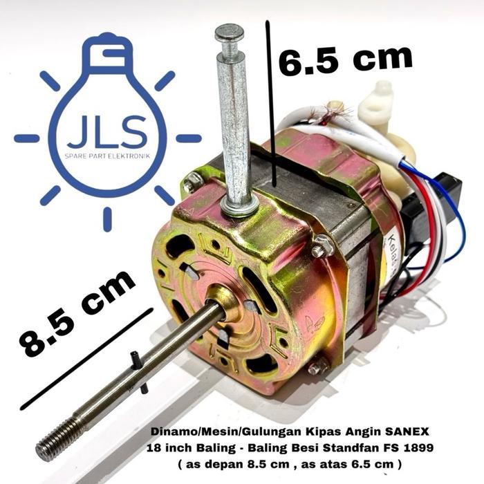 [Toko Murah Seribu] Dinamo/Mesin/Gulungan Kipas Angin SANEX 18 inch Baling - Baling Besi Standfan FS