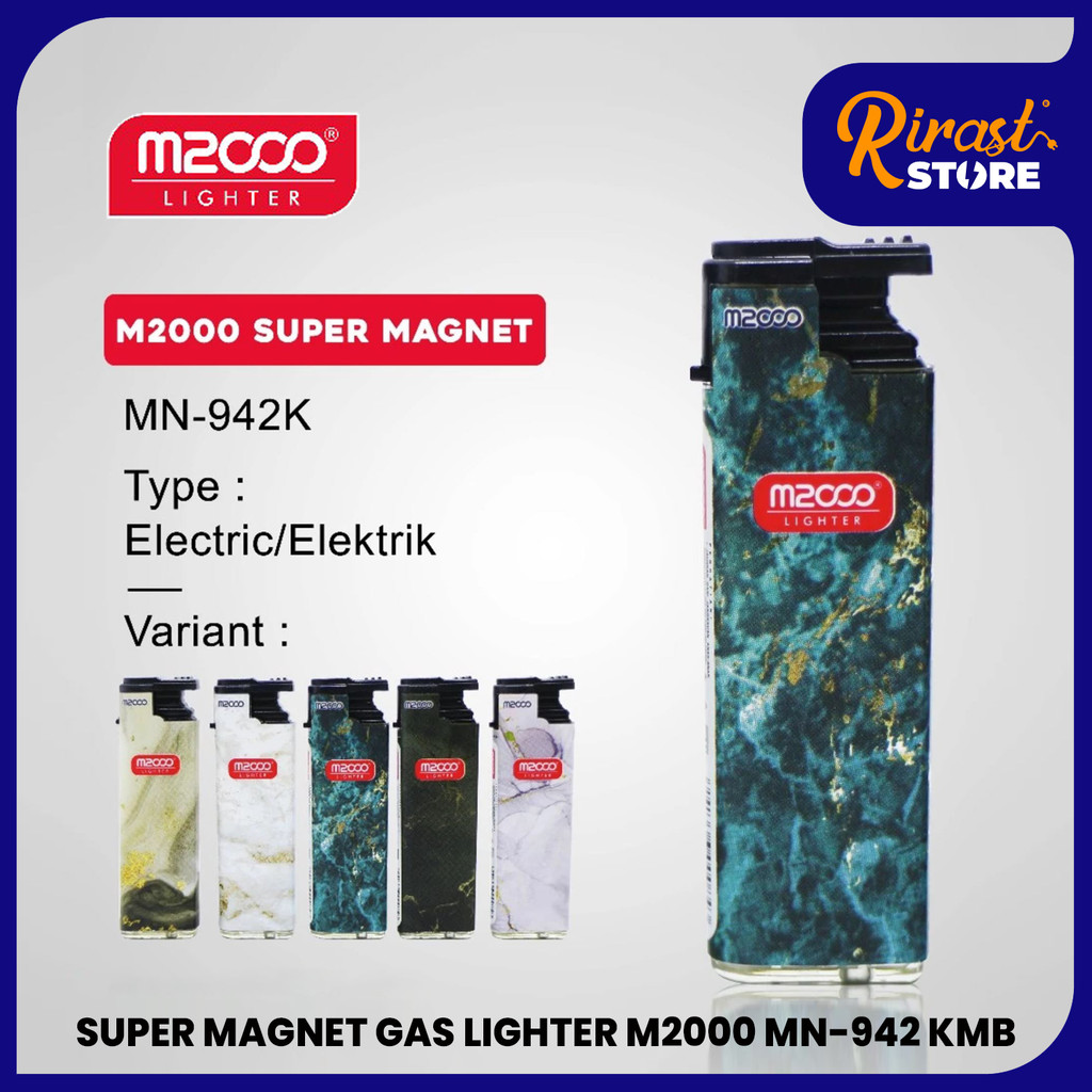 RIRAST - M2000 KOREK GAS / KOREK SUPER MAGNET WINDPROOF TAHAN ANGIN / GAS LIGHTER / KOREK API BARA B