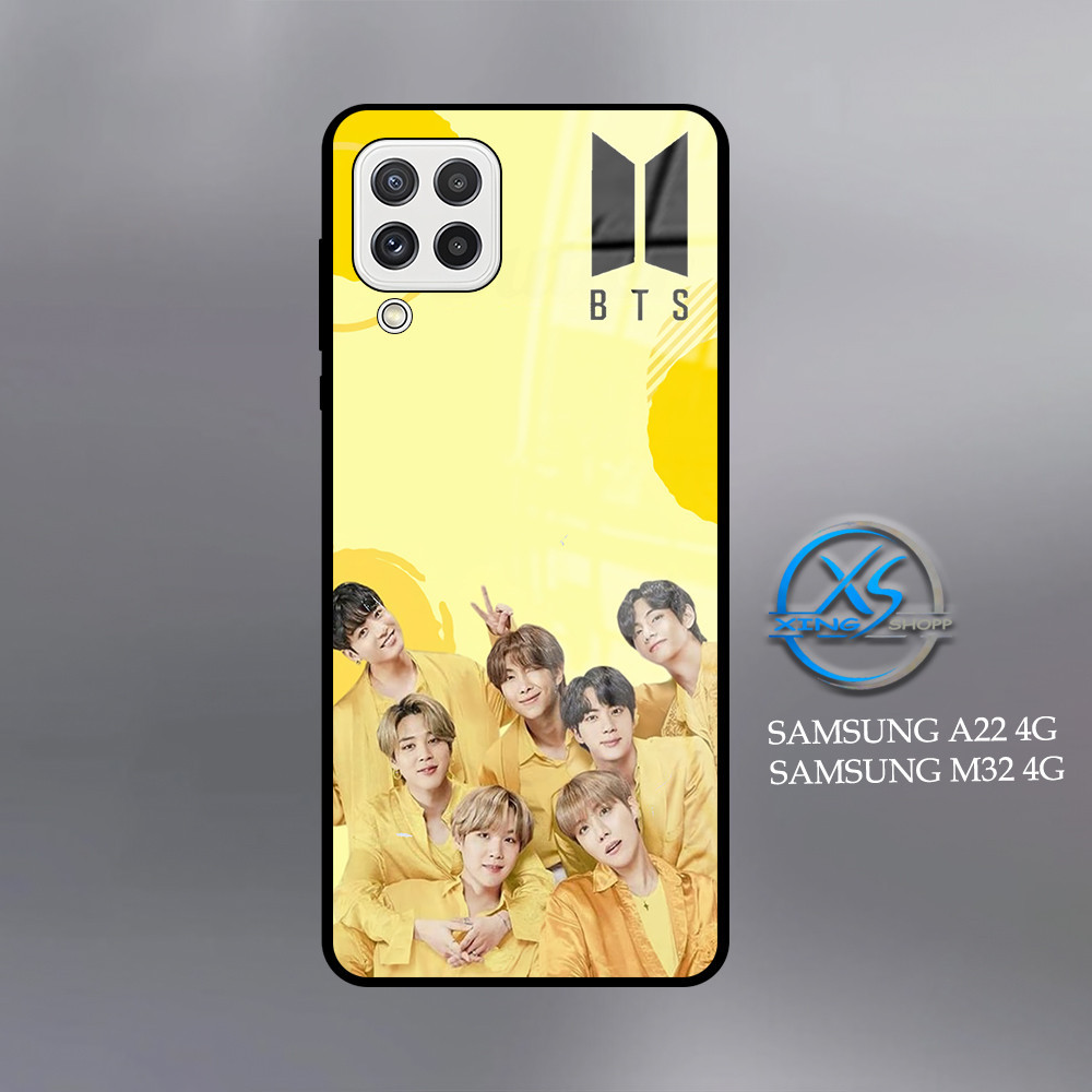 [KS03] SOFTCASE HARDCASE Glossy KILAU  SAMSUNG A22 4G - A22 5G KUALITAS PREMIUM MOTIF BTS