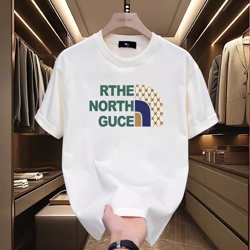 (COD)T Shirt Pria baju kaos pria kaos cowok kaos branded hitam kerah bulat lengan pendek pasangan pu