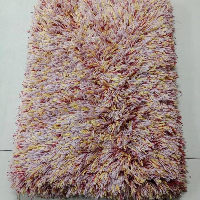 Keset bulu shaggy tebal Premium - Salem