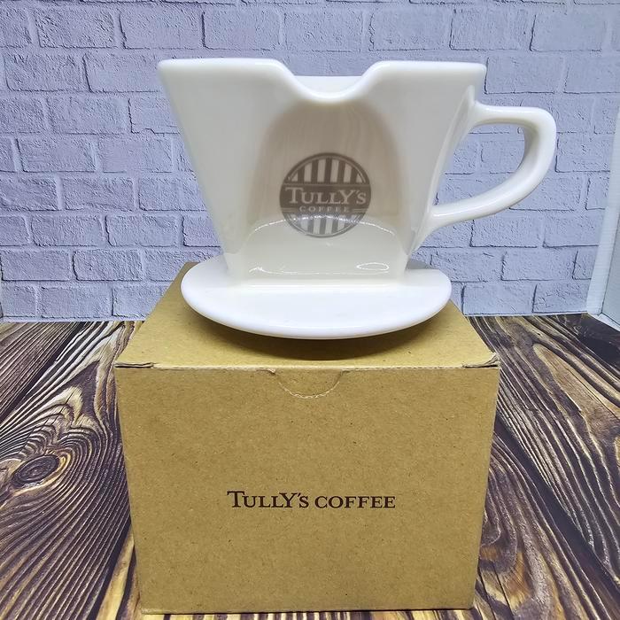 Tully's Coffee Dripper Flat Bottom size 02 2-4 Cups Original Japan