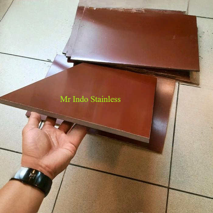 Ebonit Lembaran / Ebonit Sheet 50mm x 50cm x 15cm Ebonit Tebal 5cm Custom