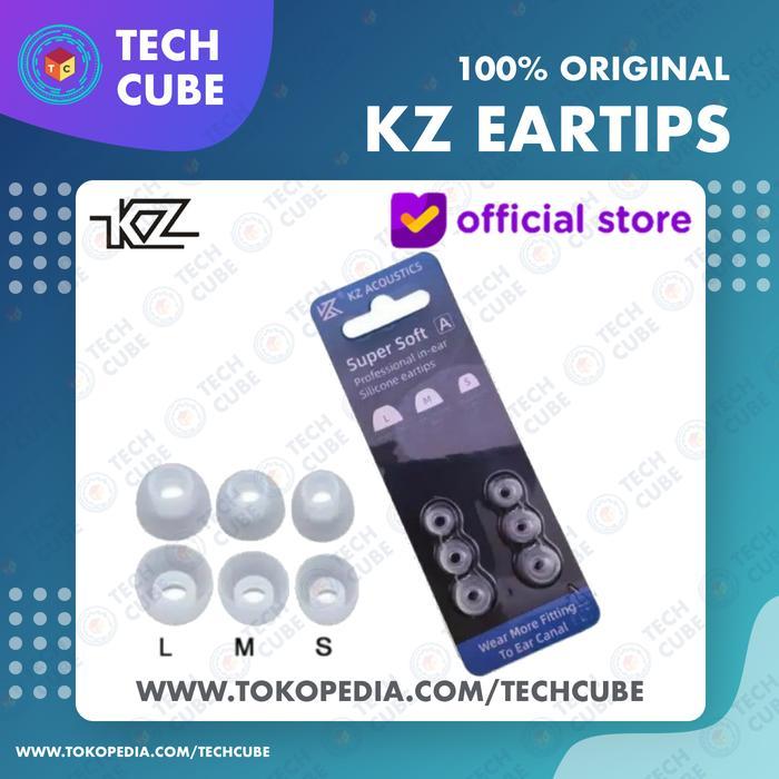 KZ Silicone Eartips Super Soft Eartips Silikon Silicon Soft Ear Tips Eartip for EDX ZSN ZEX PRO - Tr