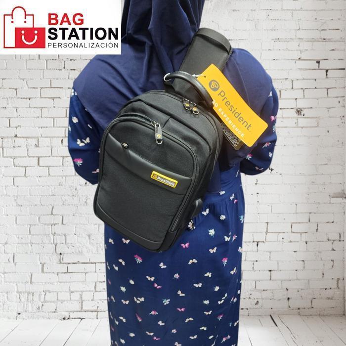 TAS SELEMPANG PRESIDENT USB ORIGINAL TAS SLING BAG PRESIDENT USB ORIGINAL CHEST BAG PRESIDENT - Hita