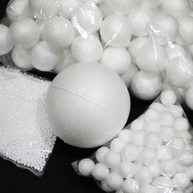 Bola Gabus 10cm Mulus Steryofoam