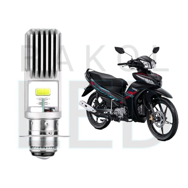 1pcs Lampu depan LED H6 COB motor Yamaha jupiter Z1 BL