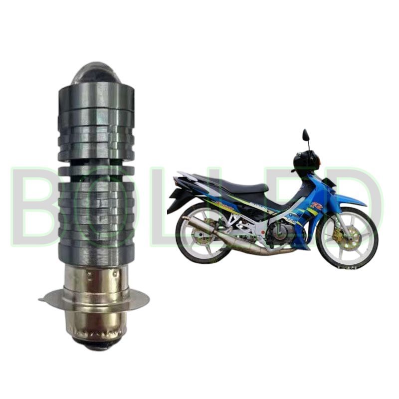 1pcs Lampu depan LED H6 Laser motor Suzuki Satria R BLD