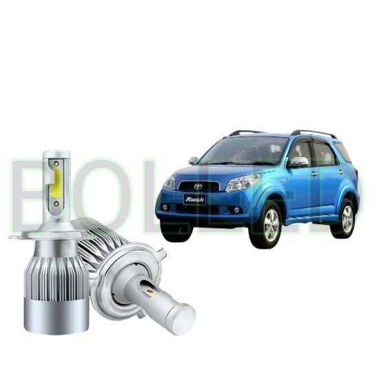 2pcs Lampu Utama LED H4 COB 36Watt Mobil Toyota Rush 2007 2012 BLD