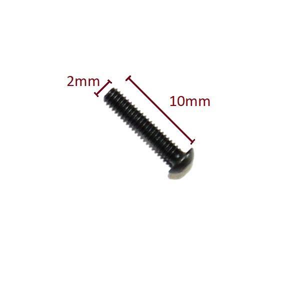 Hex Baud Screw Baut M2 M2x10 M2x10mm steel metal 2mm panjang 10mm 1cm