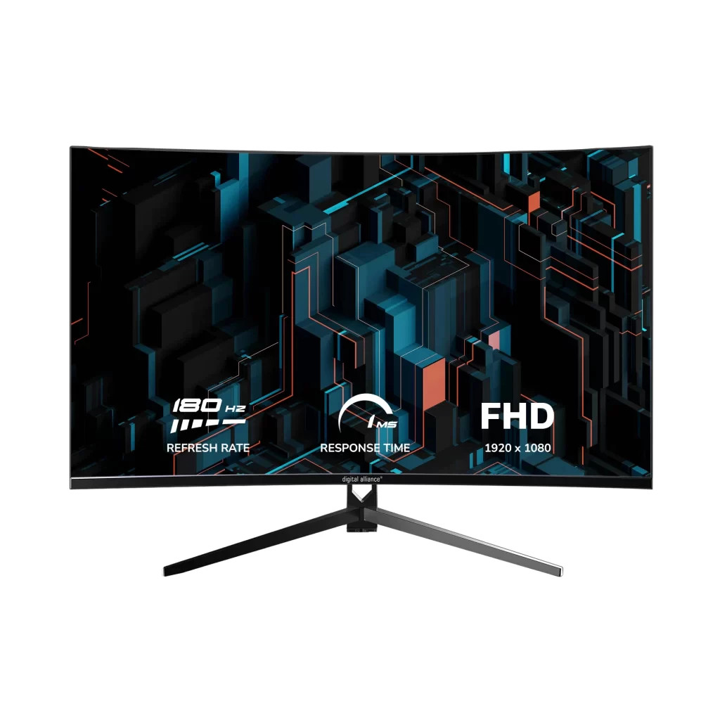 DIGITAL ALLIANCE GAMING MONITOR 27 INCH CURVE FHD 1080P 1MS 180HZ DA27-GAM180CT 2Y