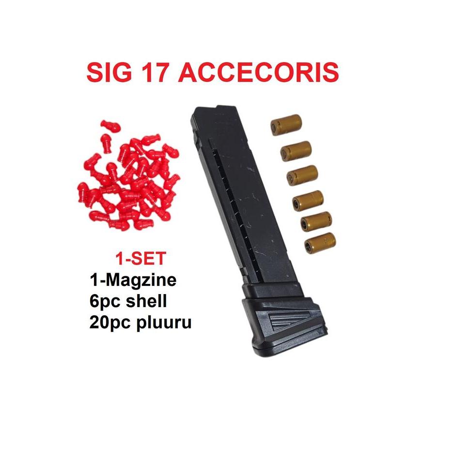 MainanSeru G18 shell ejecting blowback Toys - Mag sig17