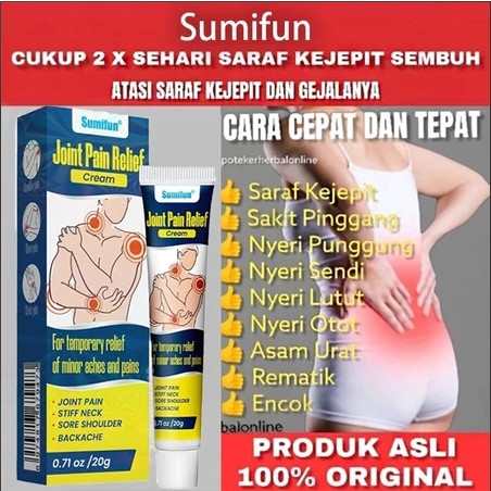 Salep Pereda Sakit Nyeri Sendi Otot Lutut Leher Bunion Pain Relief | Obat Sakit 
nyeri Sendi Lutut P