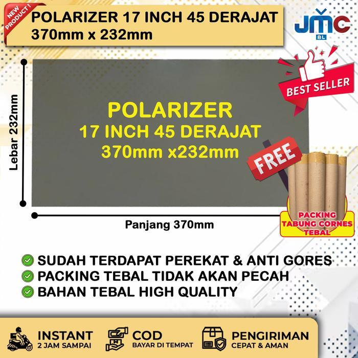 POLARIS LCD 17 INC 45 DERAJAT POLARIZER POLARIZED LCD 17 INCH 370 - 232 MM Elmatu JMCPart