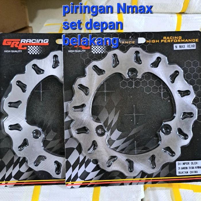 Disc Cakram Nmax set depan belakang Ukuran standar piringan cakram variasi Nmax - depan+belakang