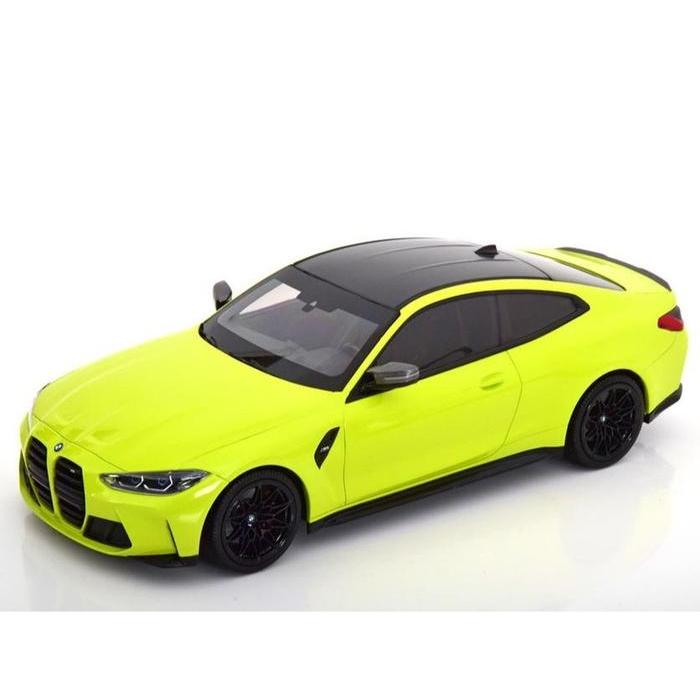 1:18 BMW G82 M4 Sao Paulo Yellow Miniatur Diecast by MINICHAMPS