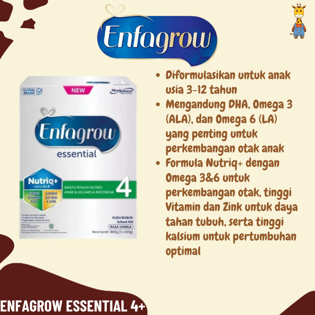 Susu Enfagrow Essential 4 - Susu Formula Anak