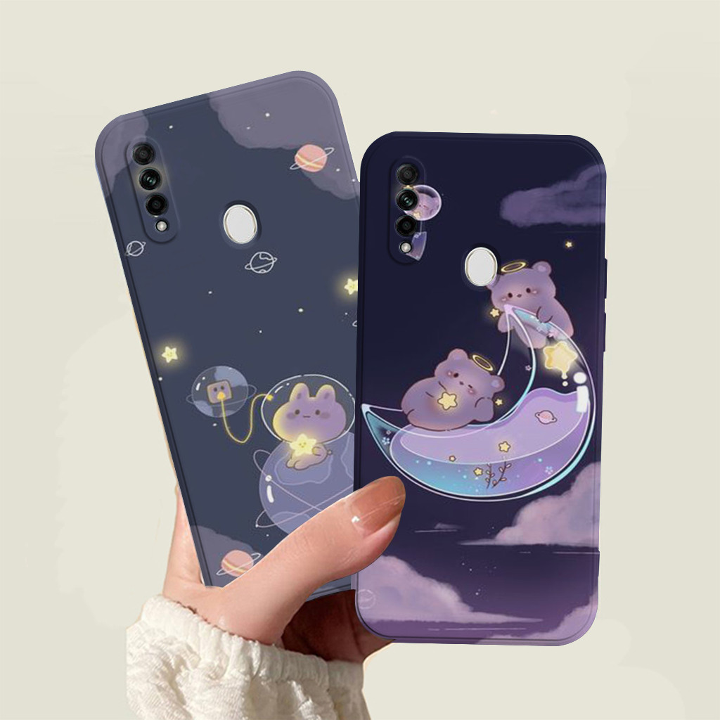 Silikon Oppo A31 2020 - Case Oppo A31 - Softcase Square Edge Camera Motif Dino Cute