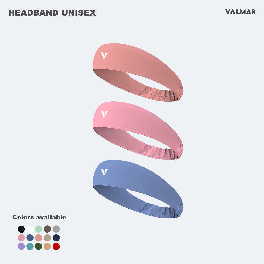 VALMAR SPORTWEAR - Headband Ikat Kepala Olahraga Pria Wanita