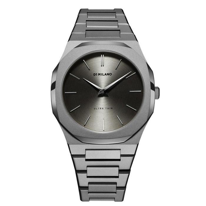 PROMO Jam Tangan D1 Milano Ultra Thin Bracelet 40mm - Monochrome Gray D1-UTBJ22