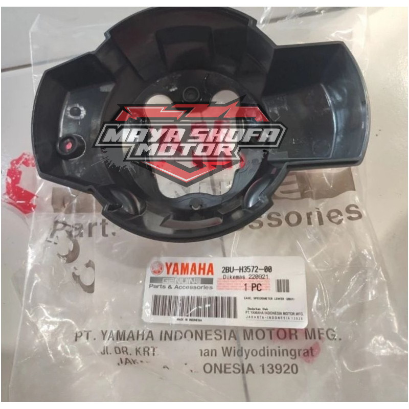 COVER RUMAH BAWAH SPEDOMETER KM XRIDE X-RIDE 115 AEROX 125 ORIGINAL YAMAHA