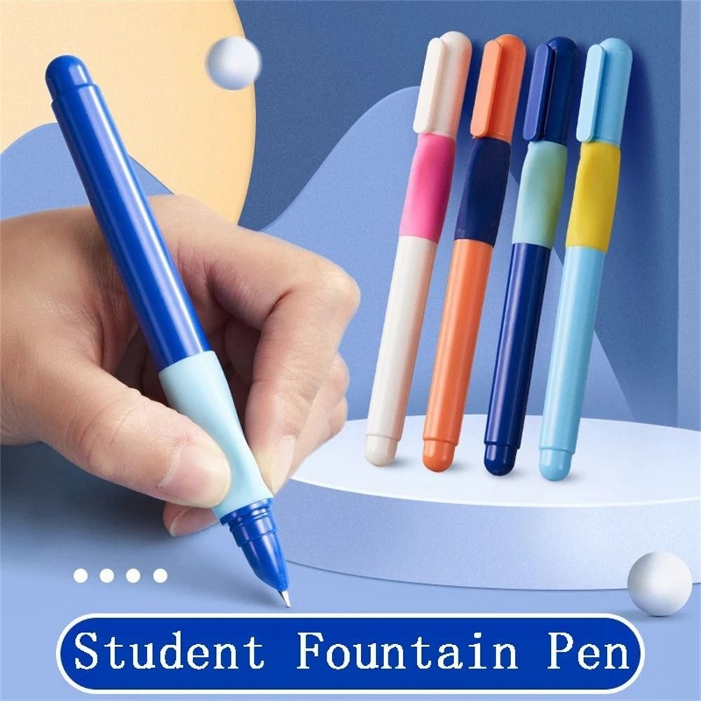 Writing Pen Posture Correction Art Sket Replaceable Ink Inking Pen Correction Fountain Pen Kid Fount