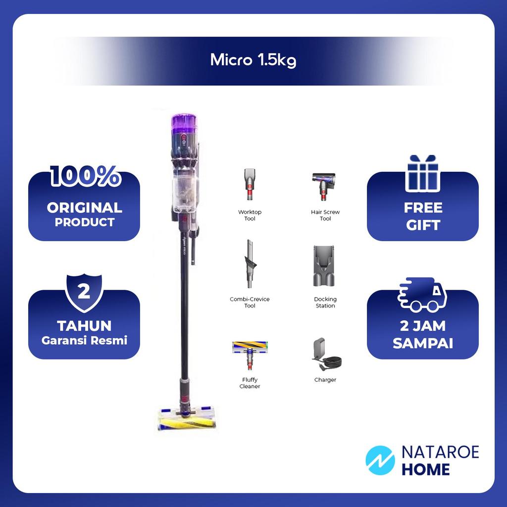 Dyson Micro 1.5kg Cordless Vacuum Cleaner - Nickel