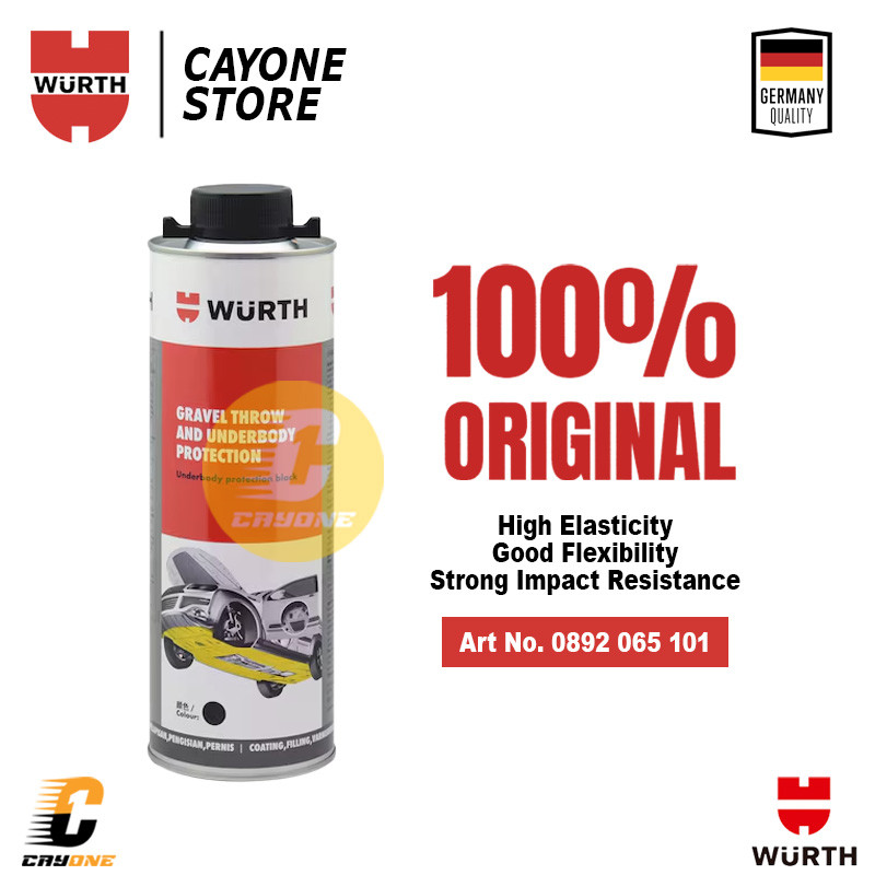 WURTH Gravel Throw and Underbody Protection - Cat Pelapis Anti Karat & Peredam Suara bahan KARET