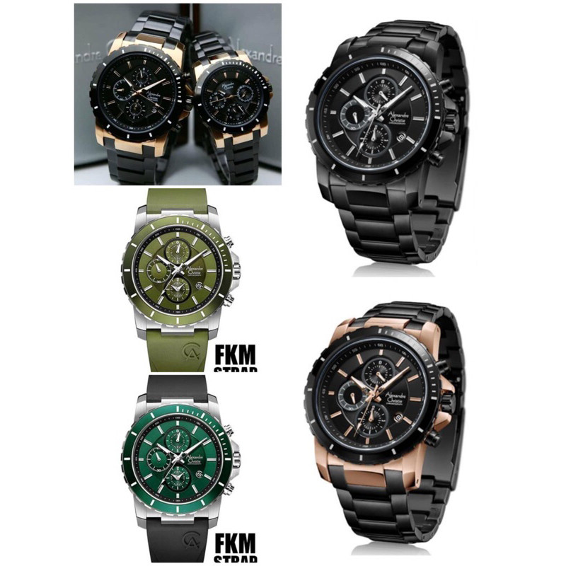 AC 6141 JAM TANGAN  PRIA ALEXANDRE CHRISTIE AC6141 PRIA / AC 6141  / 6141 RANTAI ORIGINAL AC 6141