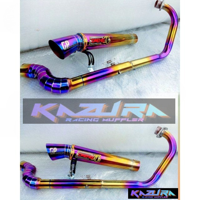 Knalpot Daeng sai4 GP warrior Bluemon Vixion satria MX king MX