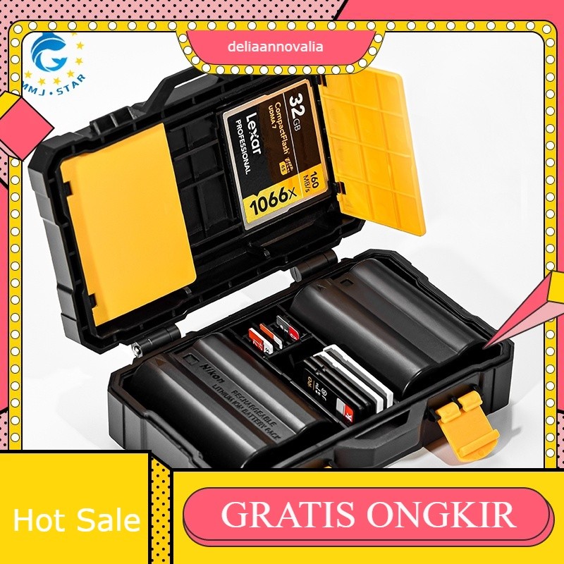 Kotak Penyimpanan Baterai Kamera Dan Kartu Memori/Tempat Baterai Kamera