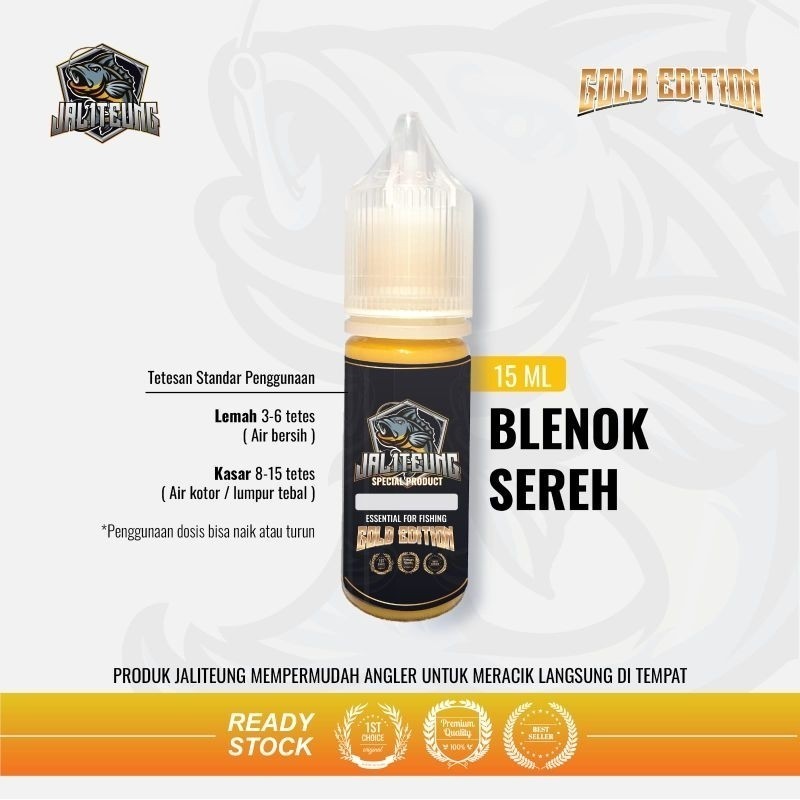 (BELI 2 GRATIS 1) ESSEN JALITEUNG GOLD EDITION BELENOK SEREH UMPAN ESSEN TERLARIS - 15ML 30ML