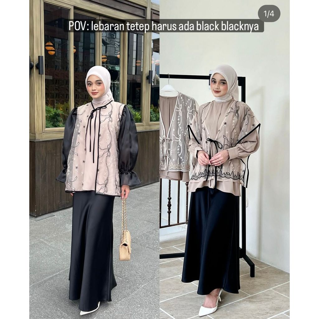 Vanilla Hijab - Organza Series