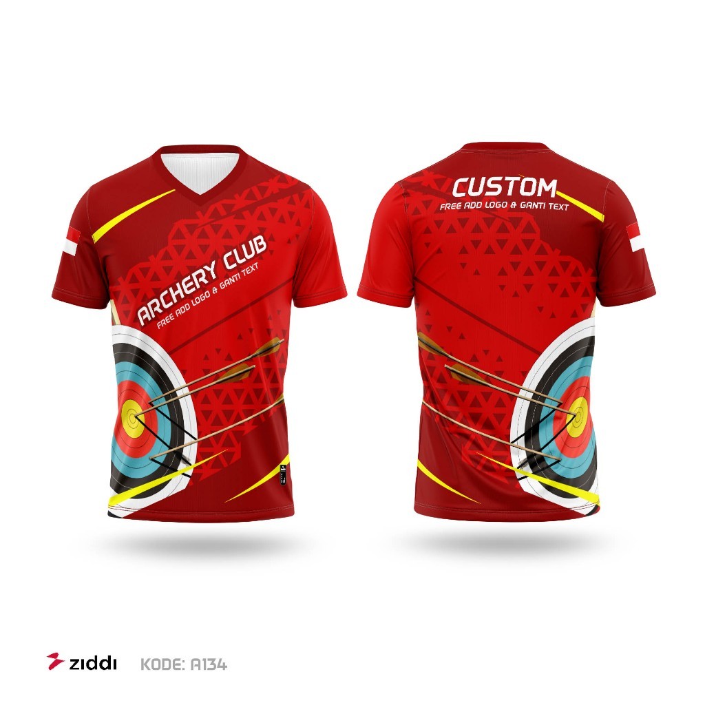 Kaos Jersey Panahan Archery Custom Dryfit Fullprint FREE DESAIN 134