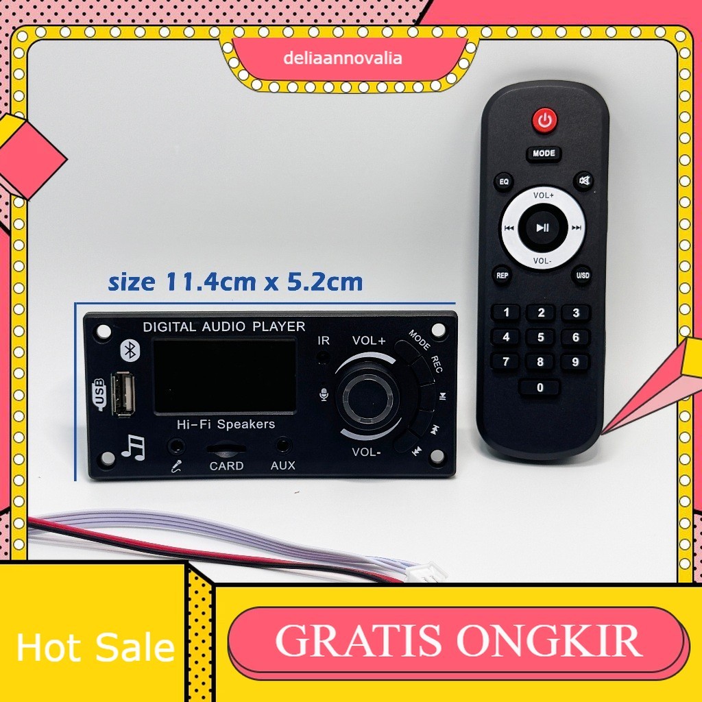 1000W mp3 bluetooth layar besar AMPLIFIER 2x50W karaoke USB AUX Radio