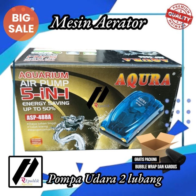 Pompa aerator 2 lubang / aerator 2 lubang / pompa aerator / pompa aerator 2 lubang