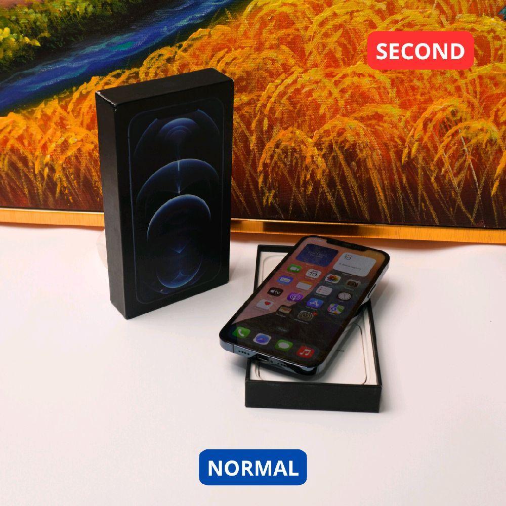 IPHONE 12 PRO MAX 128 GB HP SECOND ORIGINAL SINAR MUTIARA CELL