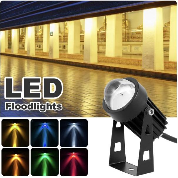 LAMPU LED SOROT LASER TAMAN HIAS KOLAM OUTDOOR SPOTLIGHT WATERPROOF 5W