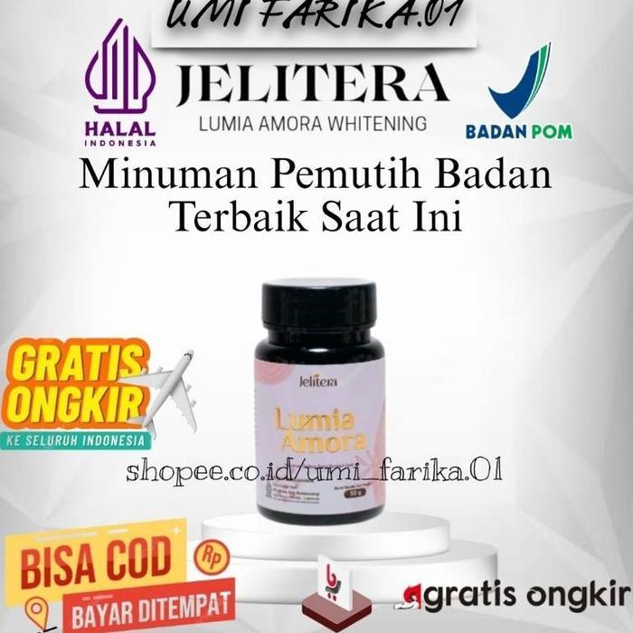 Jelita Lumia Amora Skincare Pemutih Badan Permanen Original - PAKET 1 BOTOL