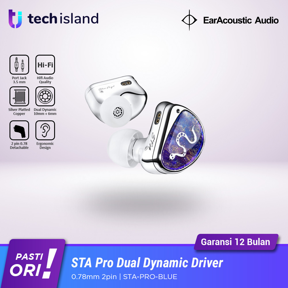 EarAcoustic STA Pro Ultra Dual Magnetic Graphene Diaphragm Driver IEM In Ear Monitor Earphone