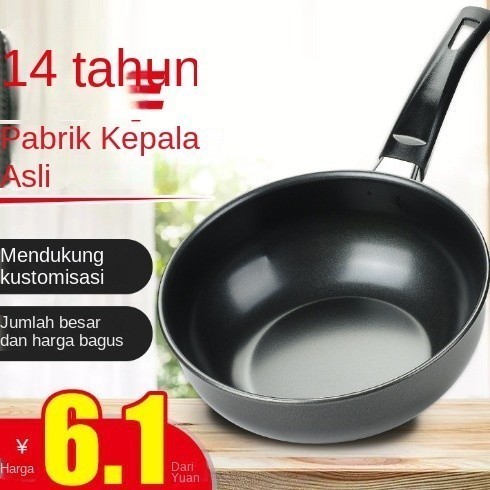 Wajan Anti Lengket Panci Rebus Teflon Jepang Stainless Masak Rebus Mie Telur - PD03