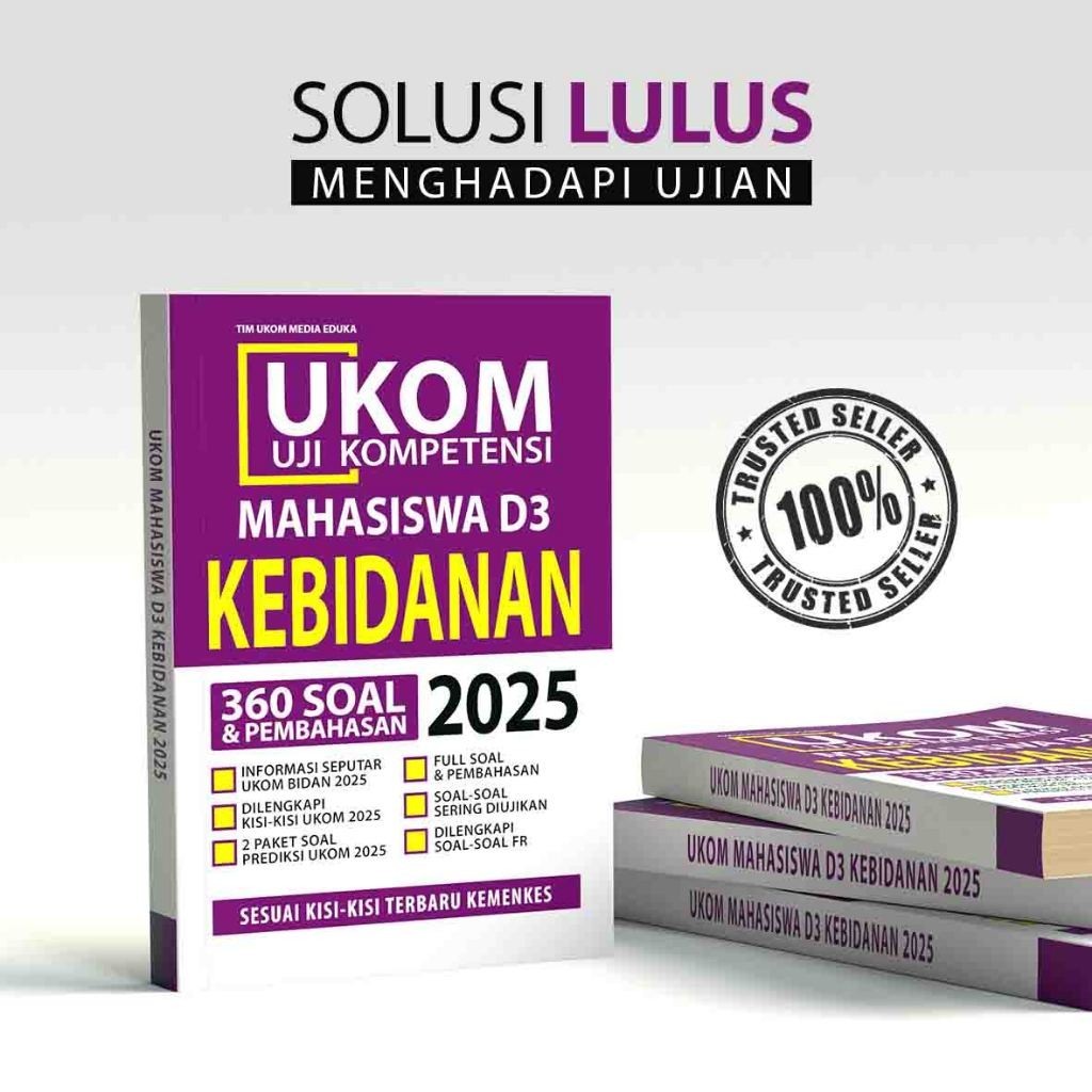 Buku UKOM D3 Kebidanan 2025 - UKOM Bidan 2025 - Media Eduka