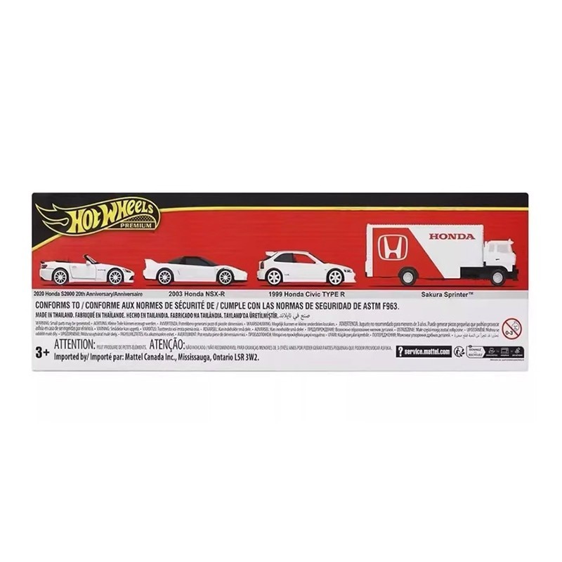 Hot Wheels 2025 GMH39 Car Culture Honda Garage Honda Civic Honda S2000 NSX DieCast Car Model alloy s