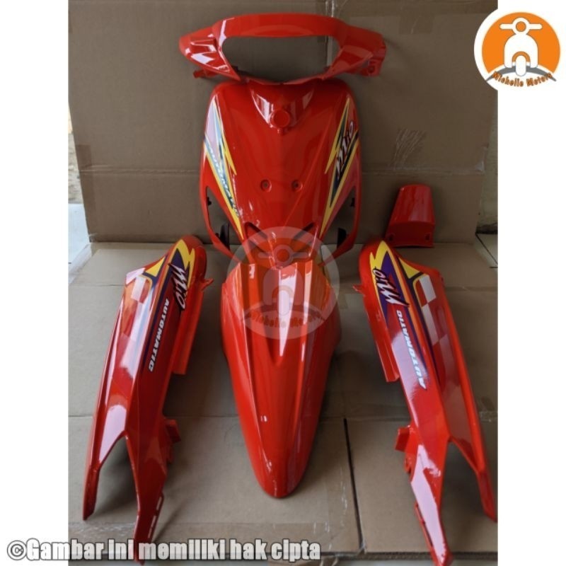 FULL BODY HALUS MIO SPORTY - COVER BODY YAMAHA MIO SPORTY (2003-2008) FULLSET BODY HALUS + STRIPPING