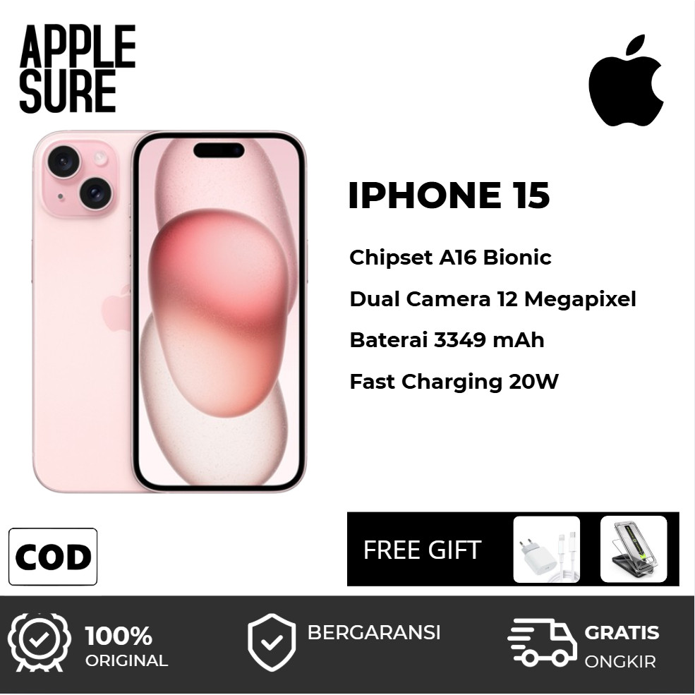 Jual Hp Apple iPhone 15 128GB 256GB FULLSET SECOND HAND INTERNASIONAL ORI BERGARANSI Terlaris