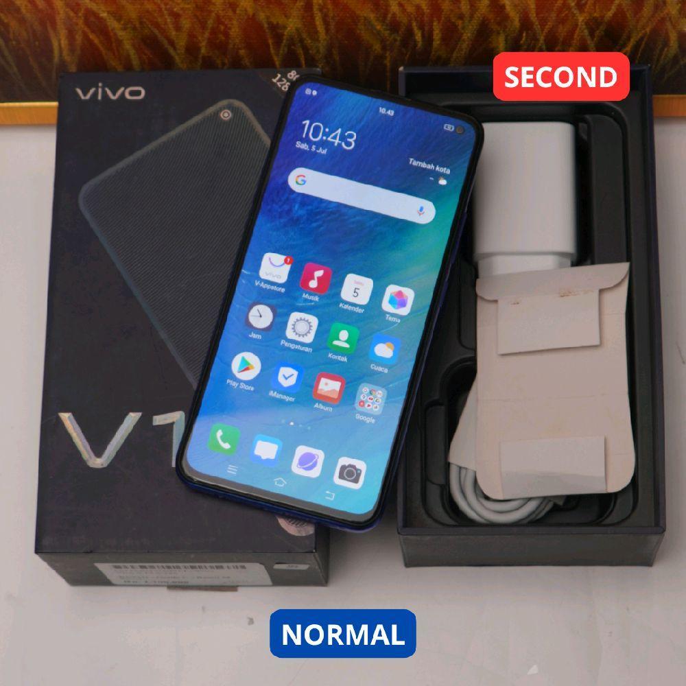 VIVO V19 8/128 GB HP SECOND ORIGINAL SINAR MUTIARA CELL