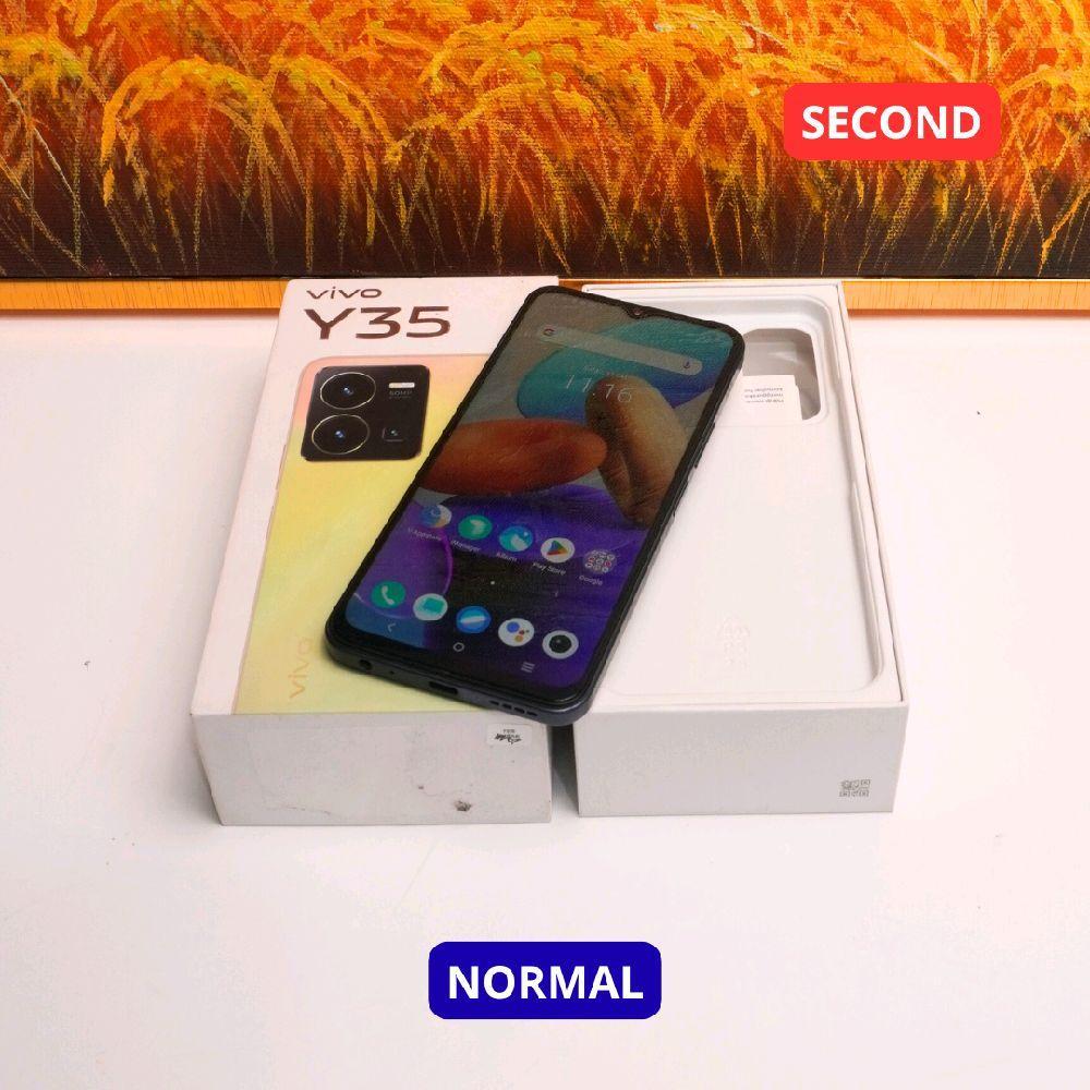 VIVO Y35 8/128 GB HP SECOND ORIGINAL SINAR MUTIARA CELL