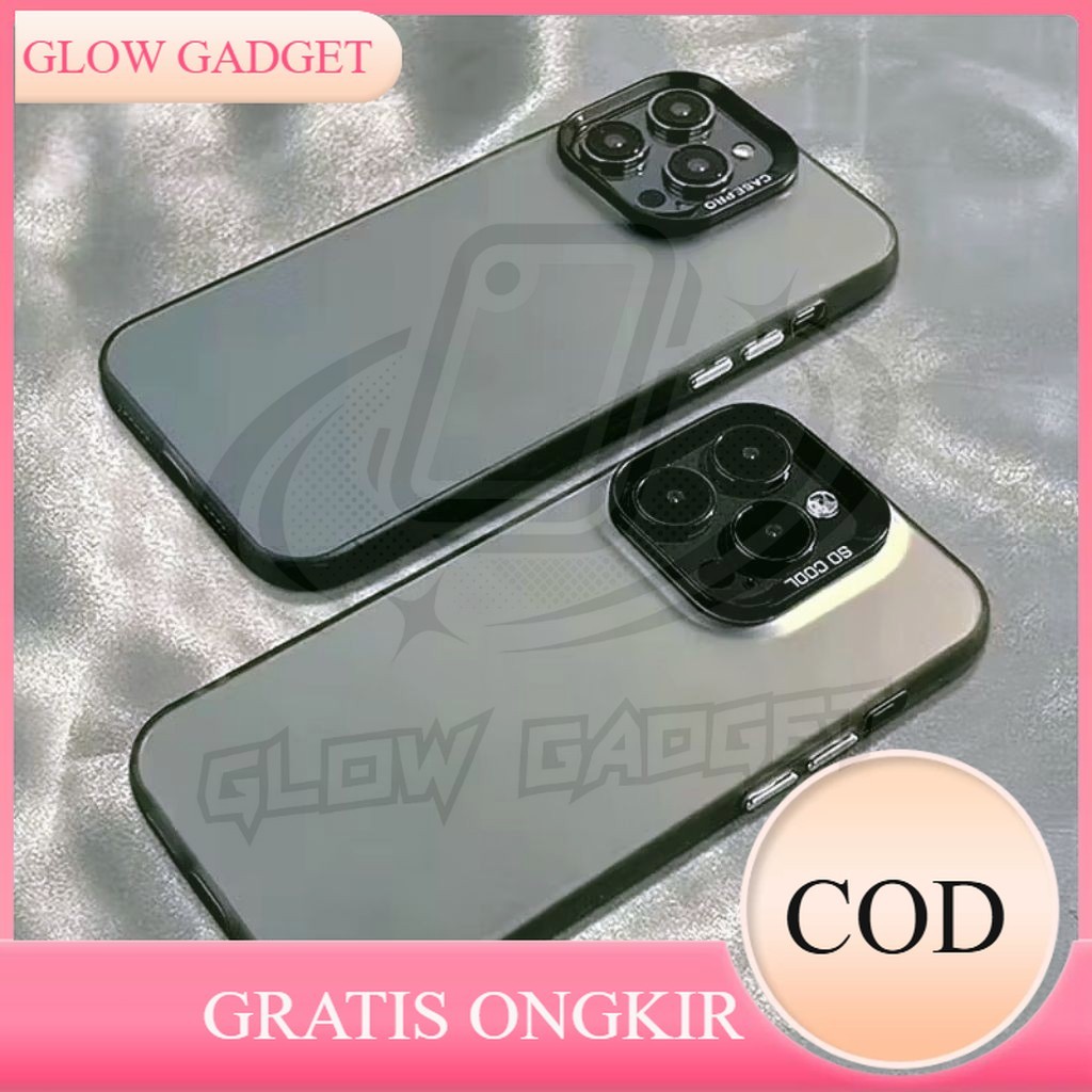 GLOW  Case / Casing IMD Full Black Vivo V20SE / V21 / V21E / V25 / V25E